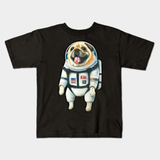 Astronaut Dog Kids T-Shirt